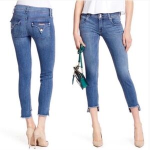 Hudson Cat Midrise Cropped Ankle Skinny Jeans NWOT Size 32